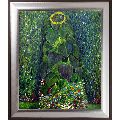 «Sunflower» par Gustav Klimt, peinture encadrée