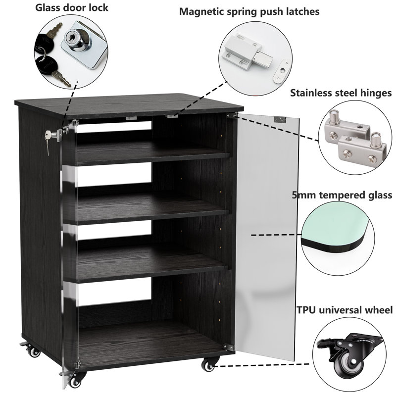 33.3'' H Media Cabinet