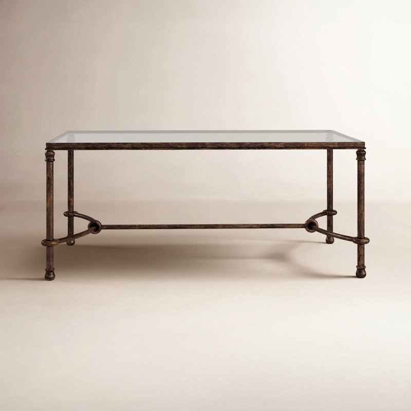 Helios Glass Top Coffee Table