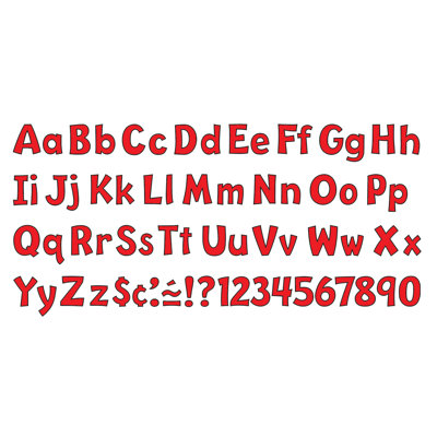 Trend Blue 4" Playful Combo Ready Letters