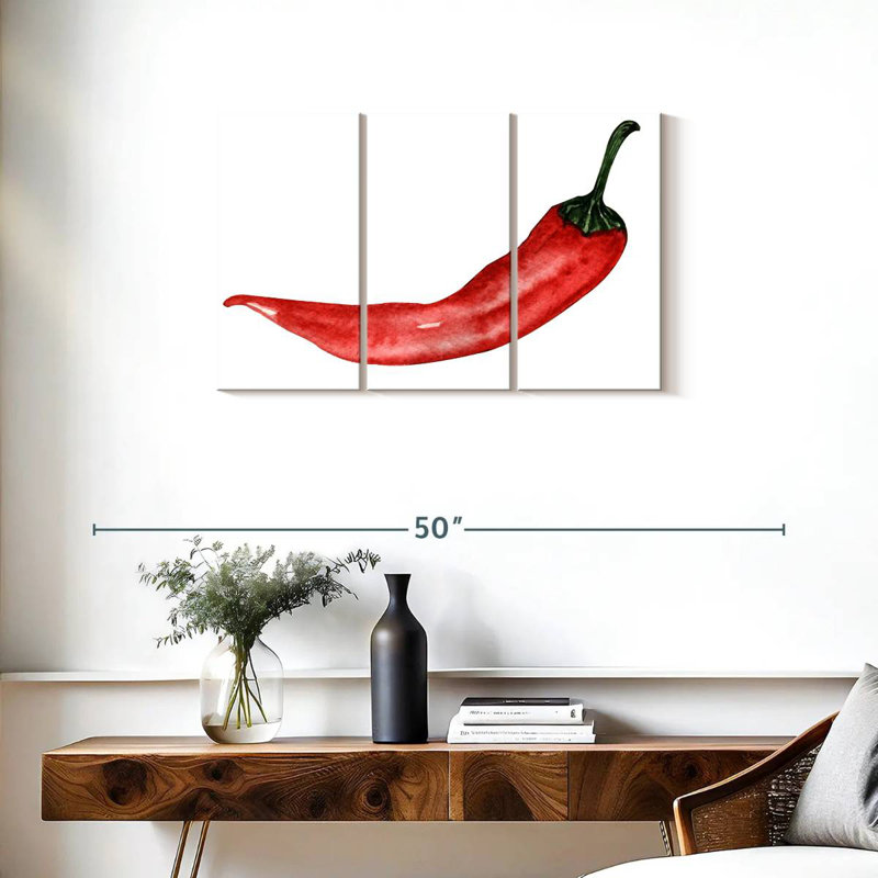 Chili Pepper, 20" H x 33" W