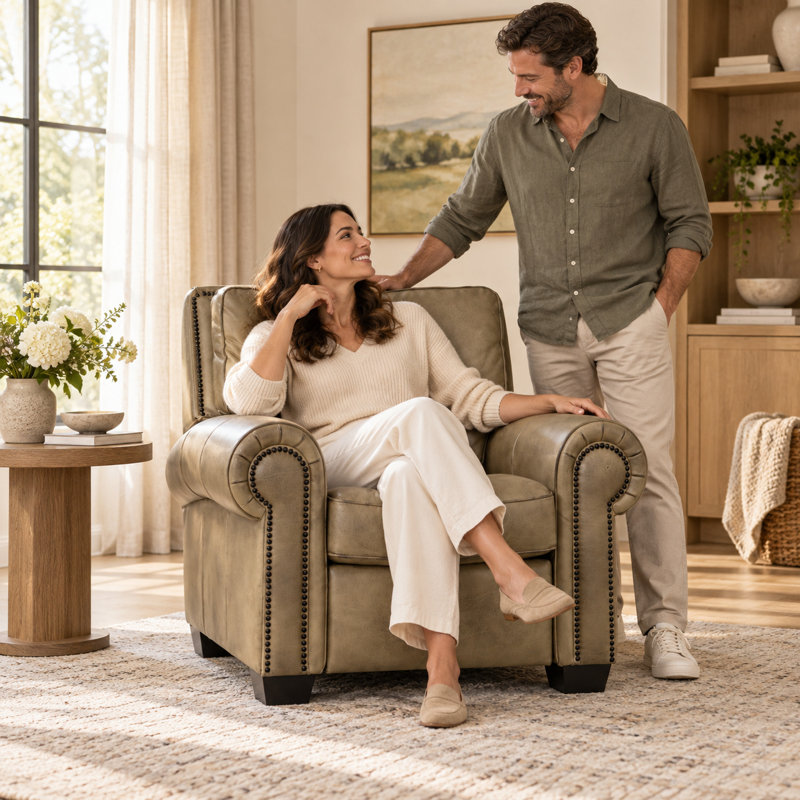 Valencia Recliner, Taupe