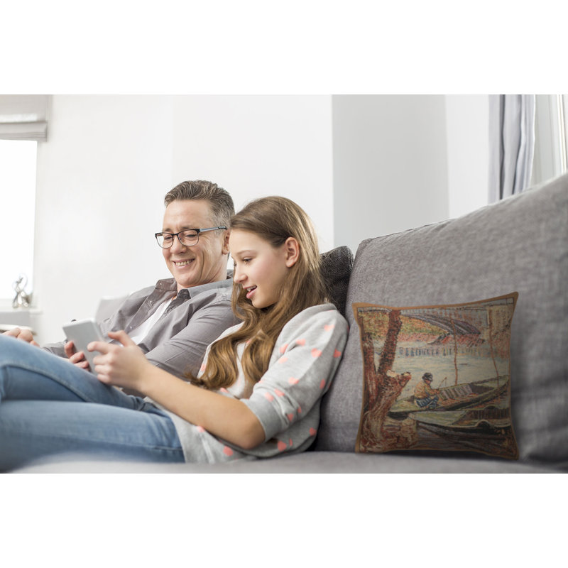 Landscape Cotton Blend Pillow Cover