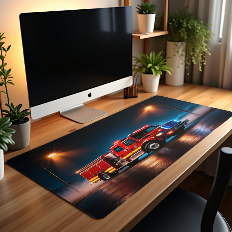 Polyester Desk Pad, 14.4x12.1