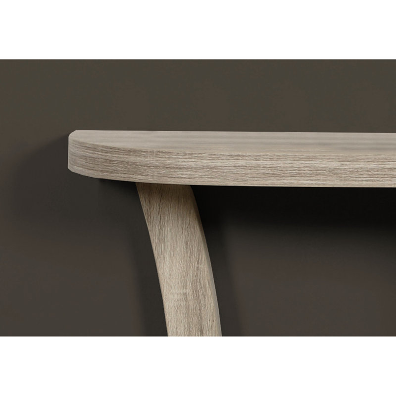 Console décorative taupe: table de chambre chic et pratique