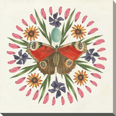 « papillon mandala ii », impression