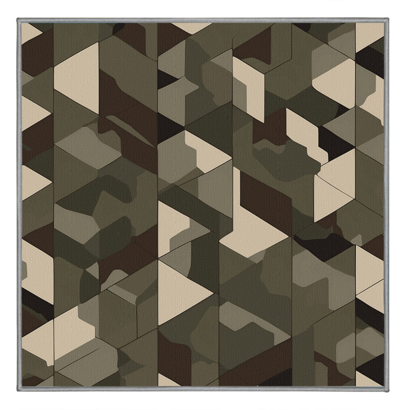 Flank Route Rug, Square 7'