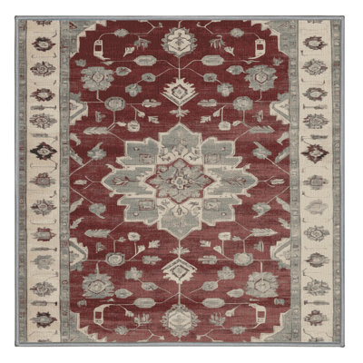 Tapis gris lavable à la machine