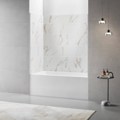 Adaptable 60"W X 32"D X 60"H Alcove Shower Surround