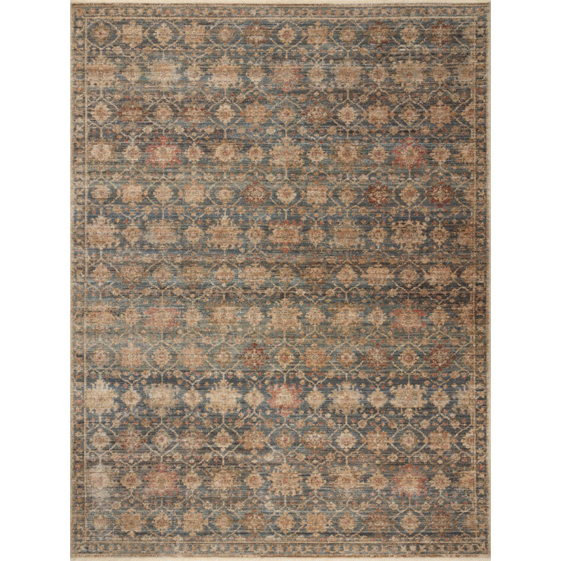 Amber Lewis x Loloi Molly Ocean / Sunset Area Rug, Rectangle 7'10" x 10'