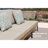 PURPLE LEAF 5 Pieces Outdoor Conversation Furniture Sets with Coffee Tables Patio Wicker Sectional Sets Aluminum L-Shaped Sofa Chairs for Balcony Yard Garden Poolside, Cushions and Pillows Included-126756594