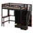 Imantas Kids Twin Loft Bed with Drawers-2144086730