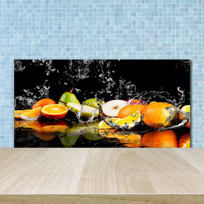 50cm W x 100cm L Glass Peel and Stick Panel