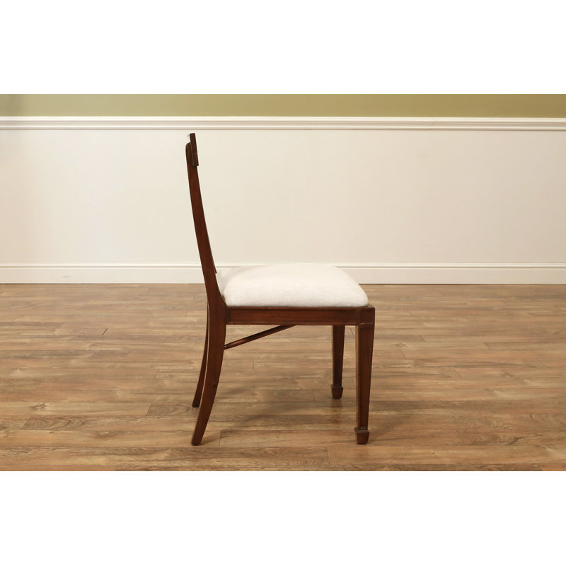 Upholstered Dining Chair, Mahogany