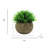 4.5" Artificial Mixed Greenery Topiary Small Plant in Pot