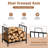Curstin 18'' W Metal Log Rack