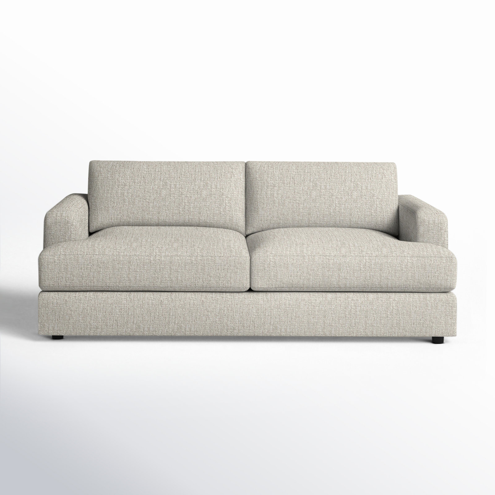 Cayden 84'' Upholstered Sofa, Nomad Snow Crypton® Chenille