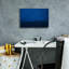 Toile épique «Blue Night Winter Forest 1» par Life BeautifuLEE Epic Graffiti, art mural 18 po x 12 po-117540296