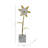 Luxury Floral Decorative Sculpture with Gold Accents and Marble Base - Elegant Handcrafted Tabletop Accent for Home and Office Decor.-1917793120