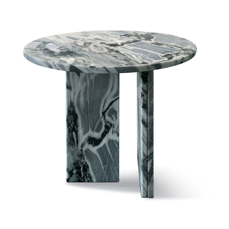 Table basse en marbre naturel gris bleu, petite table, table de salon, pierre naturelle,