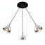 Luminaire suspendu en forme de cloche en métal martelé 3 lumières Caspian