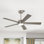 Ventilateur de plafond d'intérieur à 5 pales Portico avec ensemble d'éclairage et télécommande