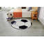 Tapis d'intérieur, tapis lavable à la machine, tapis doux avec forme de ballon de soccer
