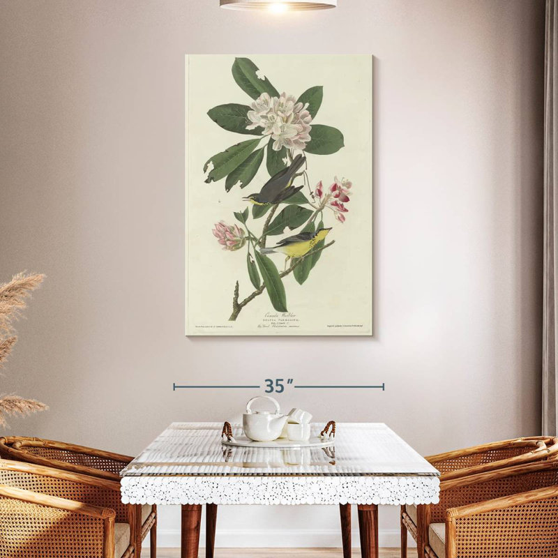 Brampt Canada Warbler, 48" H x 32" W