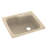 25'' L Mounting / Installation Required Single Bowl Solid Surface Kitchen Sink-38293726-38293738