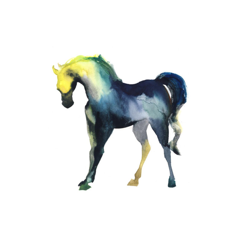 Equestrian Dance IV Print by Emma Brooks, Matte, 40" H x 40" W x 1.5" D
