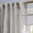 Roodhouse Premium Leaf Embroidered Semi-Sheer Rod Pocket Single Curtain Panel-335585996-335585985