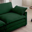 Canapé modulaire Mid-Century 3 places avec 2 coussins et 3 coussins décoratifs