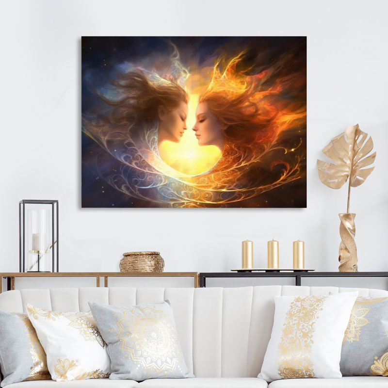 Reproduction d'art sur toile "Eternelle", 30" H x 40" W, Toile tendue