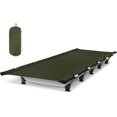 GreenWild Camping Cot, Ultralight Folding Backpacking Cot, 60-Second Easy Set-Up, Supports 330lbs