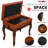 5 Core Piano Bench 3" Padded Cushioned Stool Wooden Heavy Duty Adjustable Musician Chair w Storage-119969557