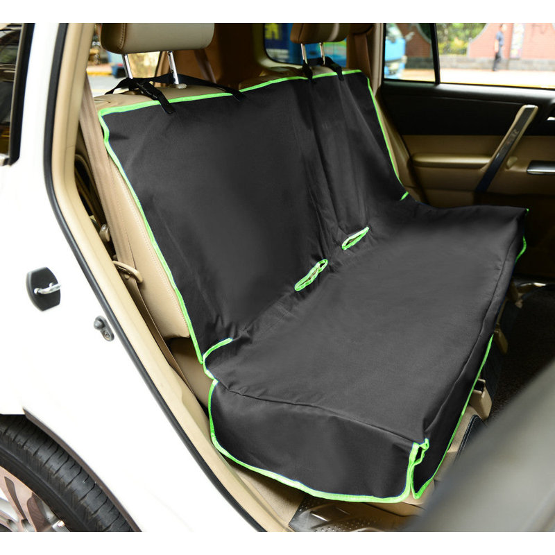 Housse de protection intégrale pour siège arrière Pet Life Open Road pour enfant, chat ou chien, noire., Noir