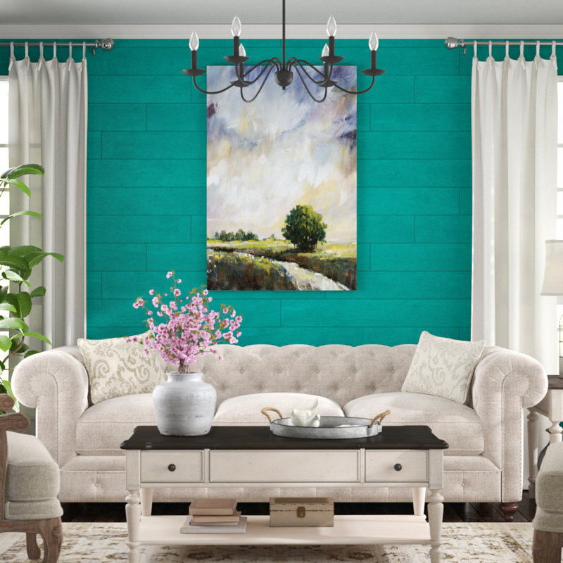 «Amber Glow II», peinture sur toile, H 48 po x l 32 po