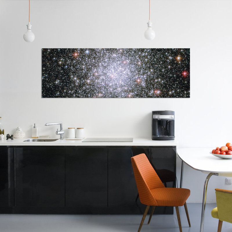 « cosmique stardust », impression sur toile, H 12 po x l 36 po x P 1,5 po