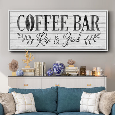 Coffee Bar - toile encadrée
