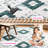 Imraan Tassel Shag Performance Geometric Rug-1545998302