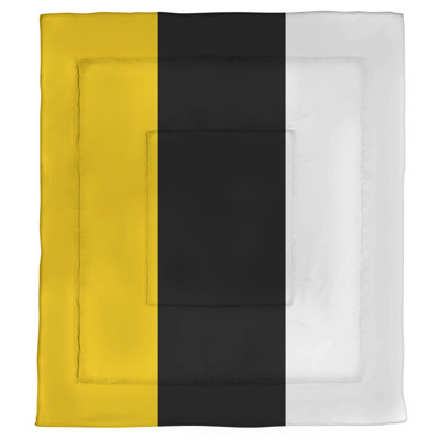 Modern & Contemporary Polyester Percale Striped Comforter