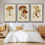 Ensemble de 3 pièces champignon V Variétés encadrées sur toile-97708995-97708998