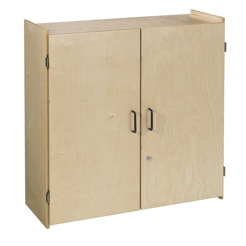 Armoire de classe à 3 compartiments avec portes