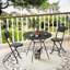 Tabouret pliant 2 pièces avec dossier, tabouret pliant rembourré et rembourré, chaises pliantes portatives pour la cuisine à l'intérieur et à l'extérieur (café, date prévue de livraison: 2025/6/30)