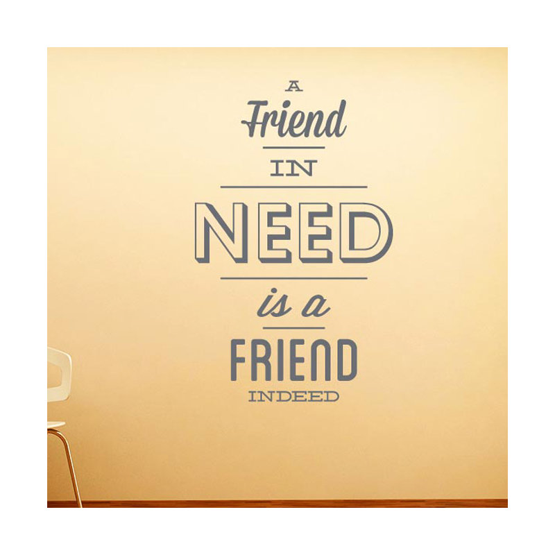 Wall Decal, Medium, Grey