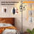 Dimmable Industrial Farmhouse Floor Lamp With Hanging Cage Design, Includes 3 LED Edison Bulbs, Adjustable Brightness For Living Room, Bedroom, Or Office Decor-1119689773-1119689775