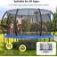 Trampoline de jardin rond avec enceinte sécuritaire Sapphome-100761943