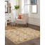 Tapis en laine kaki clair noué à la main 8 pi 10 po x 12 pi 0 po Jules Serapi