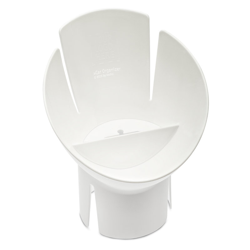 Koziol Fritz Plastic Divided Serving Dish, White