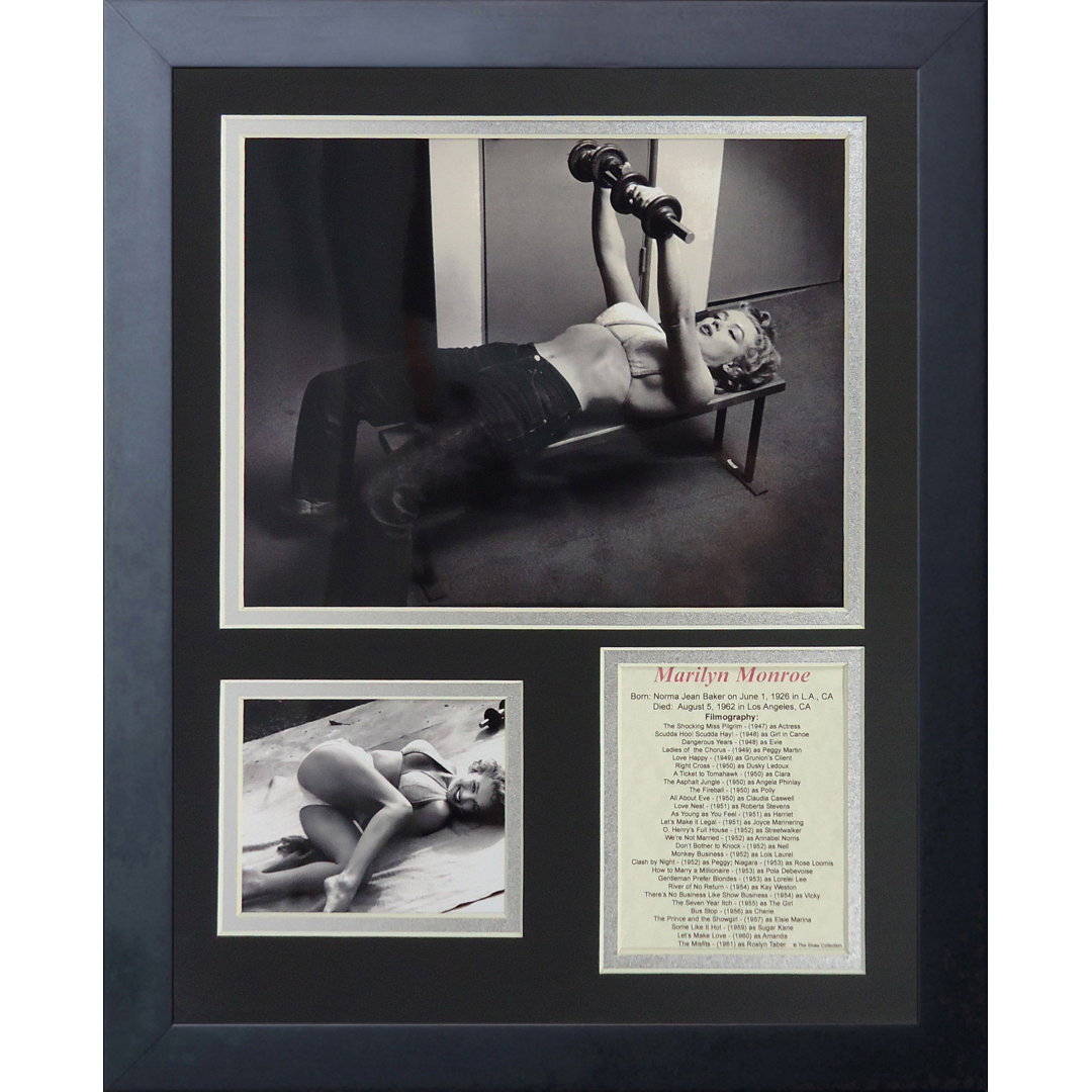 Marilyn Monroe - Picture Frame Memorabilia Print on Paper House of Hampton®